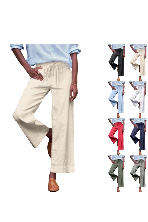 Lazy Days Cotton Tack Pant Country Blue
